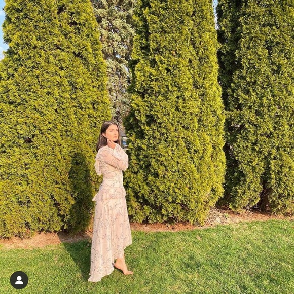 Long Sleeve floral Print Maxi Dress - Picture 13 of 13